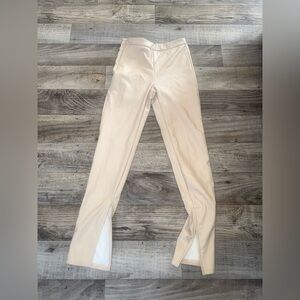 Beige leggings
